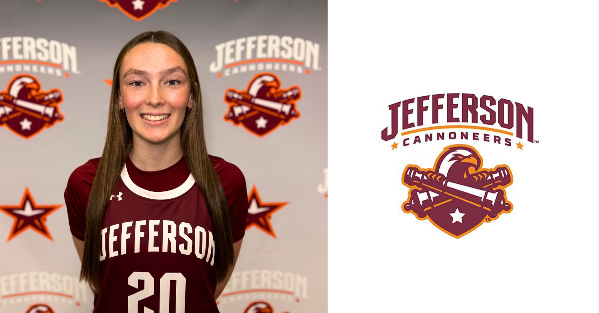 Brooke Wiley with Cannoneer Athletics logo